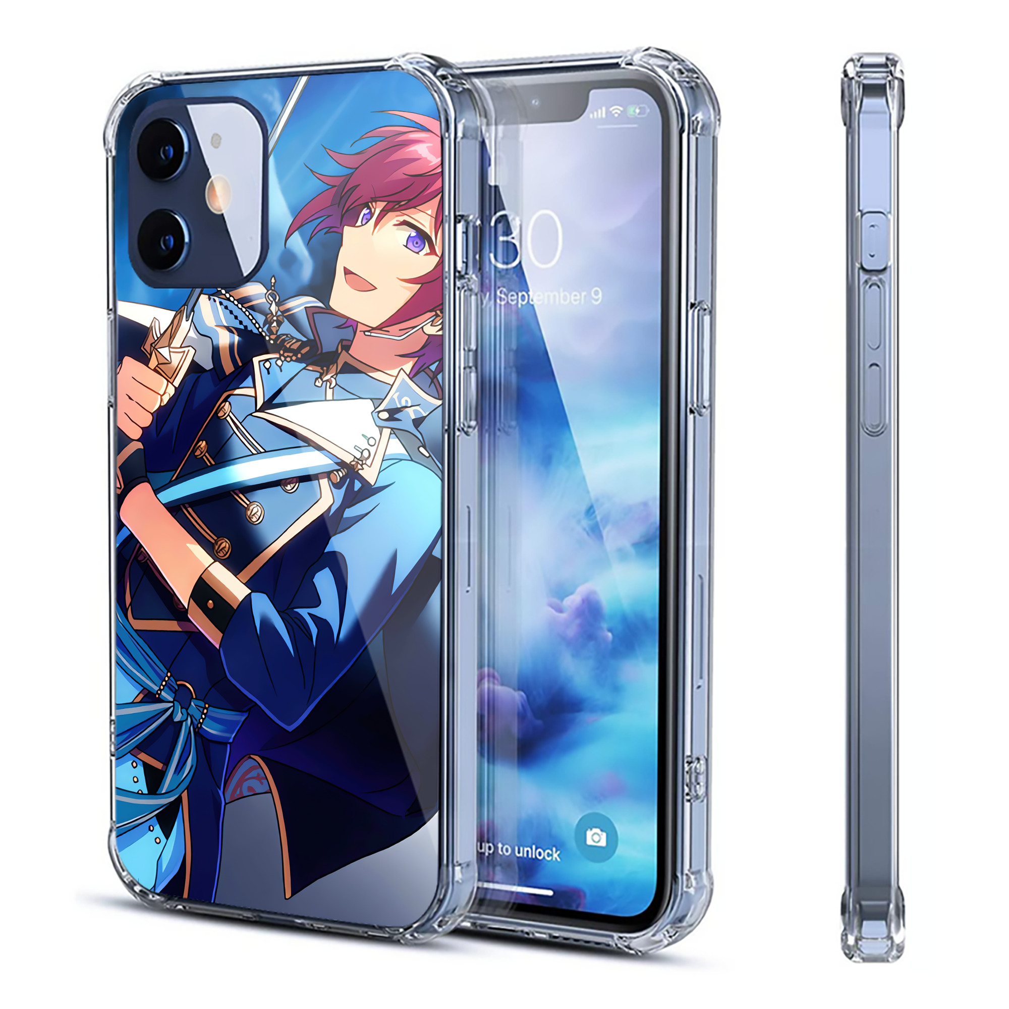 （画像用） あんさんぶるスターズ! Ensemble Stars 【iPhone 12シリーズ対応】透明スマホケース（クリアソフトケース）